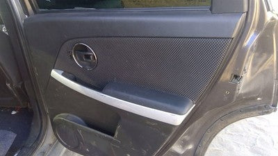 06-08 Torrent Passenger Right Rear Inside Door Trim Panel Only Back Black 19C
