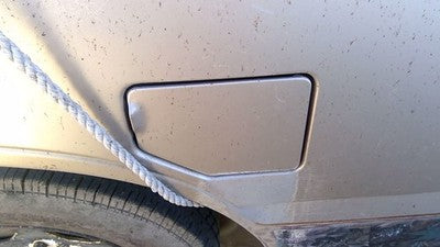 1986 Isuzu Pup Pickup Fuel Tank Door With Hinge Gas Lid Oem Filler Red
