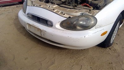 1996-1999 Mercury Sable Front Bumper Cover Assembly Oem White Wt F8dz17d957aa