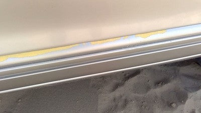 1994 Olds Eighty Eight Driver Left Rear Moulding From Door Back Trim Strip Gold