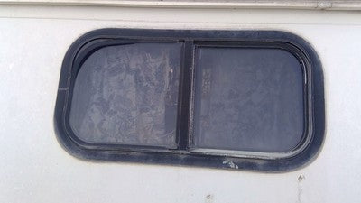 1975-1991 Ford Van E250 Driver Left Rear Quarter Glass Back Side Window Oem