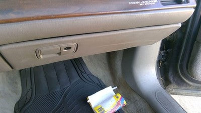 1997-2005 Buick Park Ave Glove Box Assembly Complete Door With Latch Gray 173