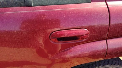 2002-09 Trail Blazer Driver Left Rear Outside Door Handle Back Majestic Red 86U