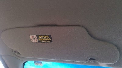 1998 Mercury Sable Driver Left Sun Visor Oem Gray N2