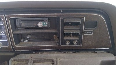 1979 Ford Van E250 Trim Bezel Around Radio Surround Dash Panel Oem