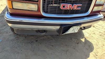 1992-1999 Gmc Yukon Front Bumper Assembly With Brackets Oem Chrome 15574111