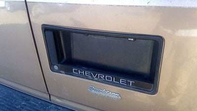 1995 Chevy Astro License Plate Trim Surround Panel Oem Tail Trunk Finish