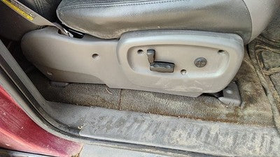 02 Trail Blazer Passenger Right Side Power Seat Switch Trim Panel Dark Pewter