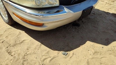 1997-2005 Park Ave Ultra Front Bumper Cover Assembly Oem Silver 25651624