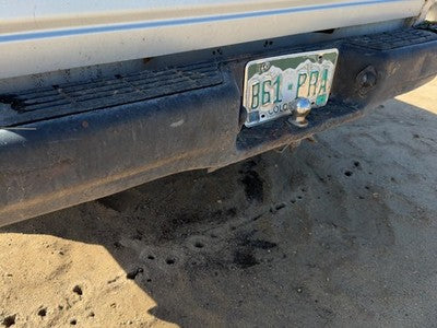 1988-1995 Isuzu Pup Rear Bumper With Mount Brackets Oem Silver 2900037010