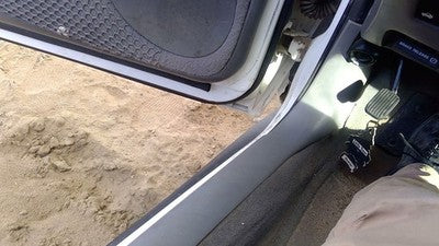 1998 Ford Taurus Driver Left Lower Kick Trim Panel Oem Gray