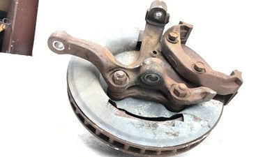 82-93 D350 Passenger Right Front Spindle Steering Knuckle With Wheel Hub 4X2
