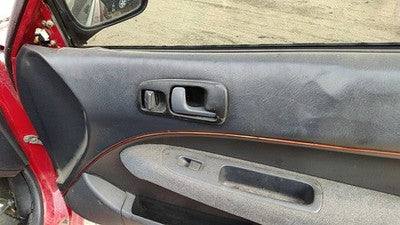 1999-2000 Civic Hx Coupe Passenger Right Door Trim Panel With Switches Gray