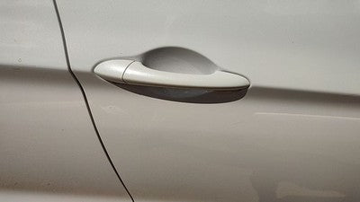 11-14 Sonata Passenger Right Front Outside Door Handle Shimmering White Mica Wj