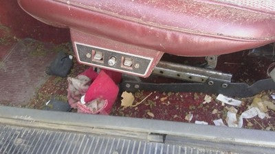 1985 Jeep Cherokee Driver Left Power Seat Track With Motors Only Oem
