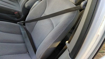 01-04 Grand Caravan Driver Left Front Seat Belt Retractor Oem Shoulder Gray E7l5