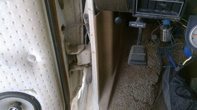 1979 Ford Van E250 Driver Left Lower Kick Trim Panel Oem Brown