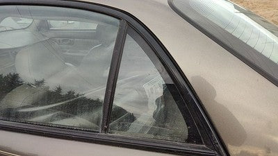 97-05 Buick Century Driver Left Rear Vent Window Back Door Glass With Frame Oem