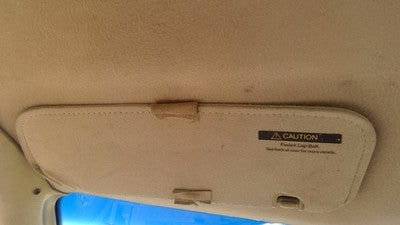 1993 Saturn Sw2 Driver Left Sun Visor Oem Tan