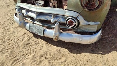 1953 Chevy Bel Air 150 Sedan Front Bumper Assembly With Brackets Chrome Oem