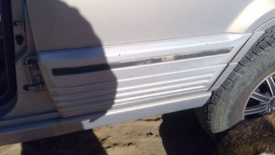 1994 Jeep Grand Cherokee Driver Left Rear Moulding From Door Back Trim Silver