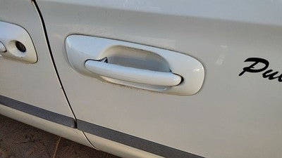 01-07 Caravan Driver Left Rear Outside Door Handle Back 0Rp91sw1ae White Pw1