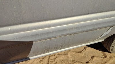 00 Venture Driver Left Rear Moulding From Door Oem Back Trim Strip Silver 17U