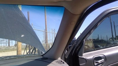 2017 Jeep Patriot Passenger Right A Pillar Trim Windshield Post Panel Gray Dv