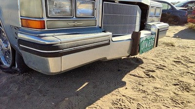 1982-1984 Deville Sedan Chrome Front Bumper Assembly With Mount Brackets Oem