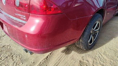 2006-2009 Buick Lucerne Rear Bumper Cover Assembly Back Park Assist Crimson 86U