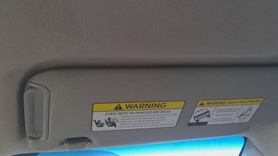 2011-2016 Kia Sportage Passenger Right Sun Visor Oem 852203W130ed