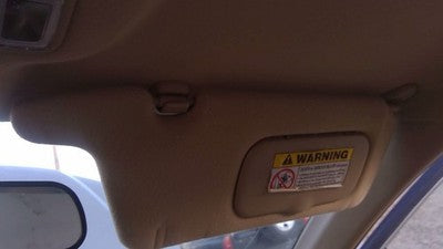 2001 2002 2003 2004 2005 Honda Civic Passenger Right Sun Visor Oem Tan