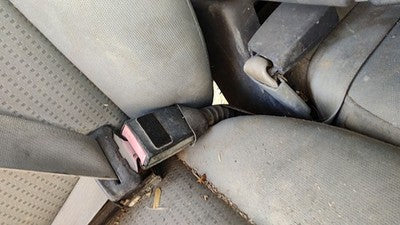 2007-2008 Ford F150 Passenger Right Front Seat Belt Buckle Receiver Oem Gray Me
