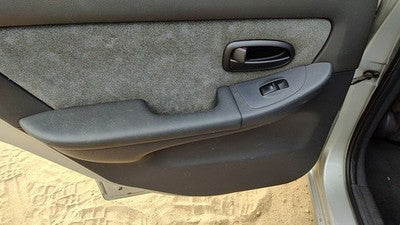 01-03 Hyundai Elantra Driver Left Rear Inside Door Trim Panel Only Oem Back Gray