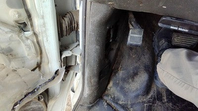 2002 Savana Van 2500 Driver Left Lower Kick Trim Panel Oem Pewter