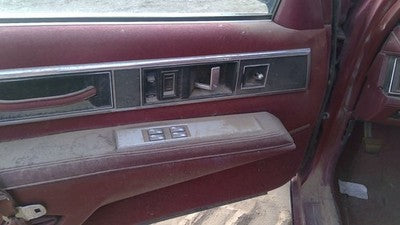 1990 Olds Eighty Eight Driver Left Front Inside Door Trim Panel Only Oem Red