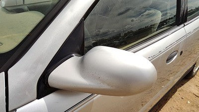 2001-03 Saturn L100 Driver Left Side Mirror Door Mounted Oem Silver 12U 21019867