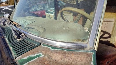 1984 Jeep Grand Wagoneer Windshield Chrome Trim Surround Oem