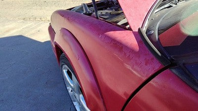 1991-1996 Grand Prix Driver Left Front Fender Oem Red 2 Door 12510702