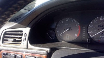 1995-1998 Acura Tl Trim Bezel Around Speedometer Oem Dash Surround Panel Gray