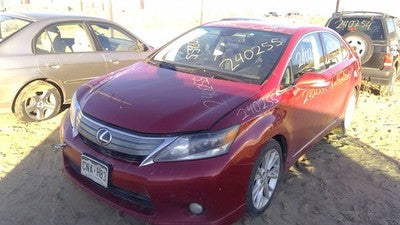 2010-12 Lexus Hs250h Passenger Right Rear Power Window Regulator With Motor Back