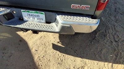 2004-2012 Gmc Canyon Rear Bumper With Mount Brackets Oem Back Step Dented Chrome