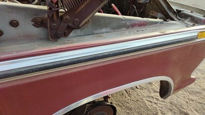 1979 Ford F150 Passenger Right Moulding From Fender Oem Trim Strip Maroon