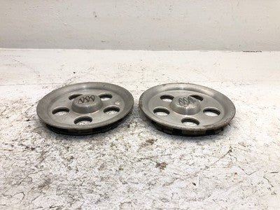 2000-2005 Buick Lesabre Pair Of Front Center Hub Caps Oem Wheel Cover 9594028