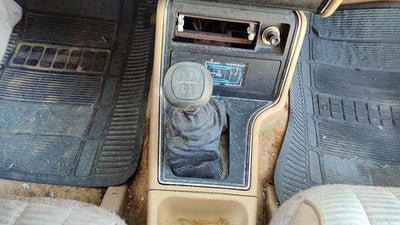 1984 Ford Tempo Floor Shifter Lever Shift Unit Manual Transmission Tan 5 Speed