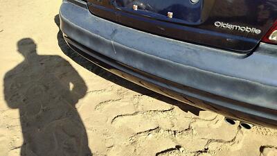 98-02 Oldsmobile Intrigue Rear Bumper Cover Assembly Oem Back Blue 28u 88893305