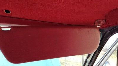 1983 Ford F150 Passenger Right Sun Visor Oem Red