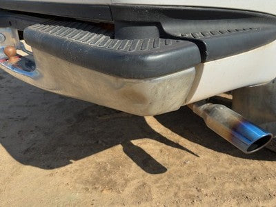 1997-2004 Ford F150 Chrome Rear Bumper With Mount Brackets Oem F85Z17906Daa