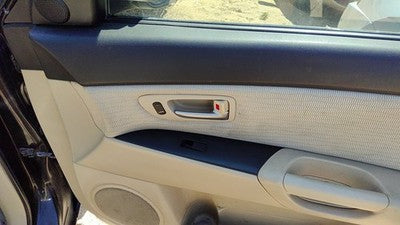 07-09 3 Passenger Right Front Inside Door Trim Panel With Switches Beige Br7