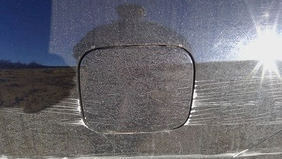 04-08 Acura Tsx Fuel Tank Door With Hinge Gas Lid Oem Filler Black B-92P